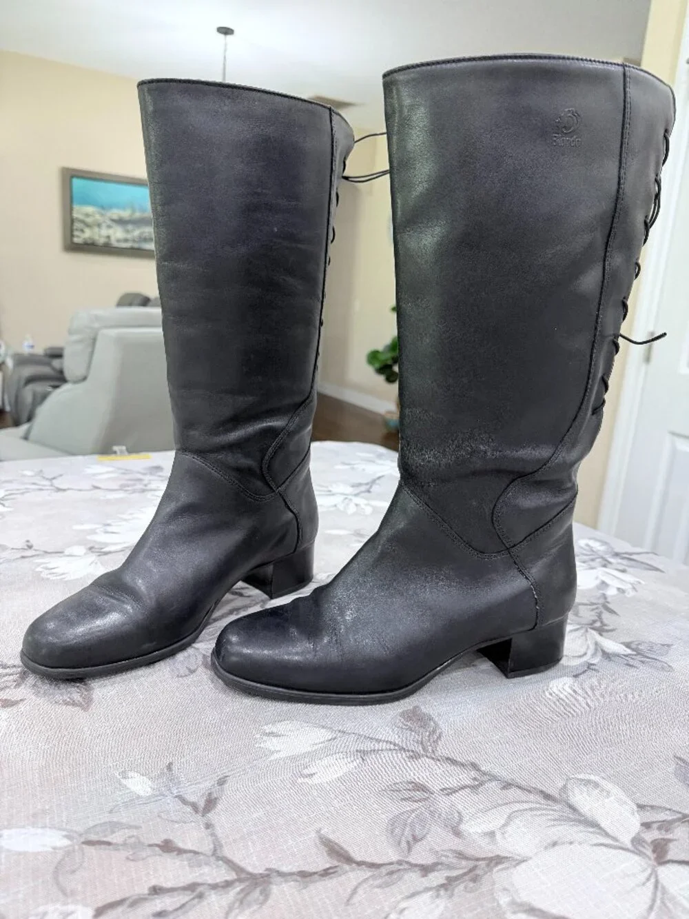 Blondo Waterproof Leather Riding Boots Made in Canada Size 9.5 B